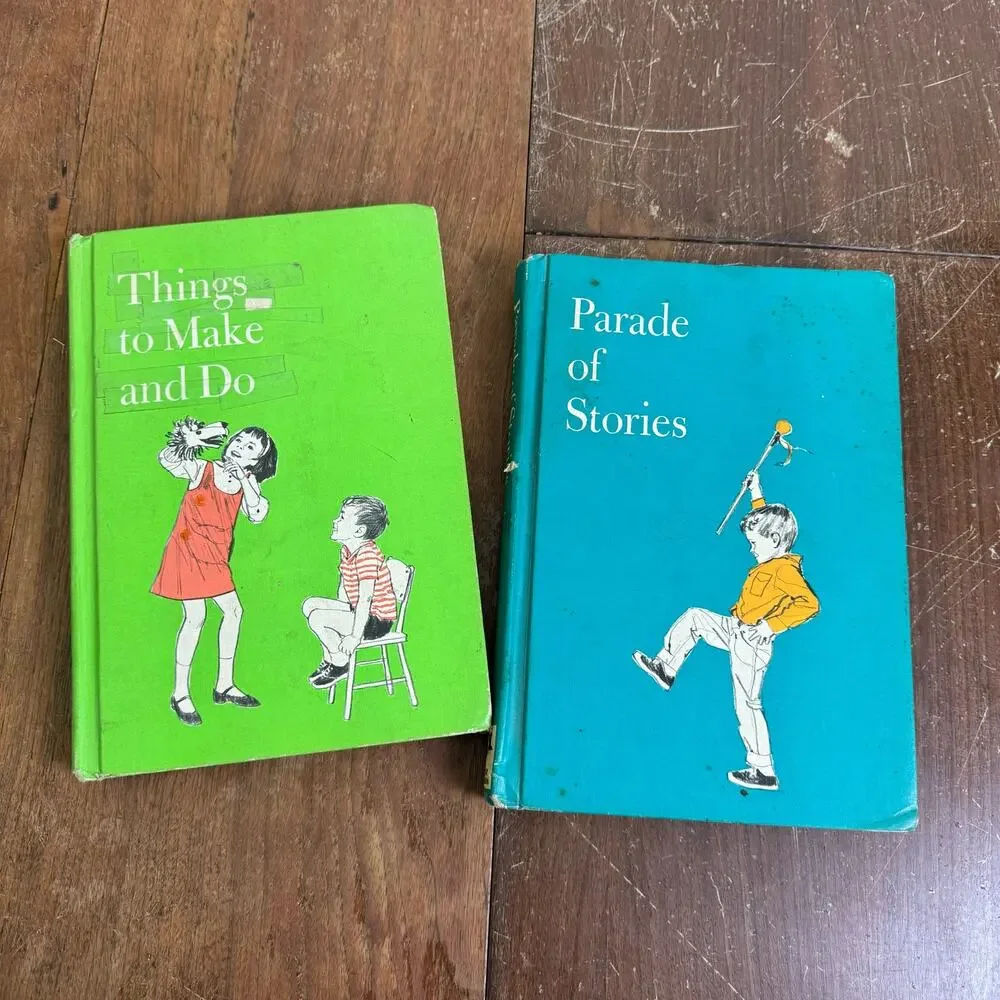 1969 Things‎ to Make and Do & Parade of Stories Vintage Children's Books